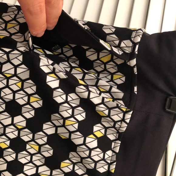 Callaway skort geometric print black and white, L - Picture 4 of 7